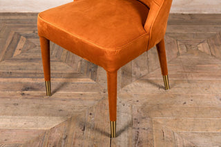 burnt orange chair