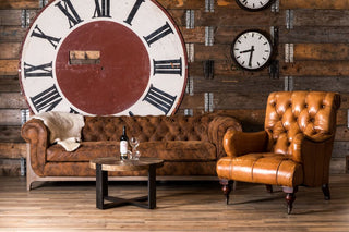 button back classic armchair