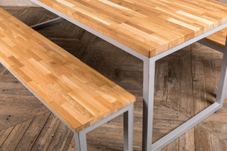 canteen style table and bench