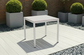 California Garden Outdoor Speckled Beige Café Table Set with California Chairs