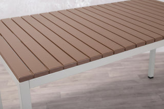 California Garden Outdoor Ochre Café Table Set with California Chairs