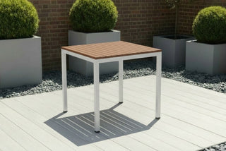 California Garden Outdoor Ochre Café Table Set with California Chairs
