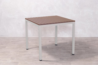 California Garden Outdoor Ochre Café Table Set with California Chairs