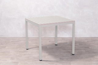 California Garden Outdoor Speckled Beige Café Table Set with California Chairs