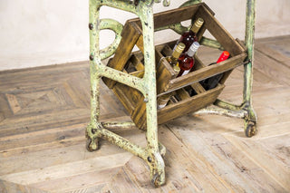 cast iron kitchen side table