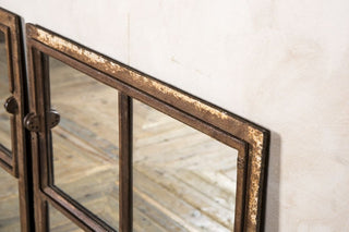 cast iron window frame mirror