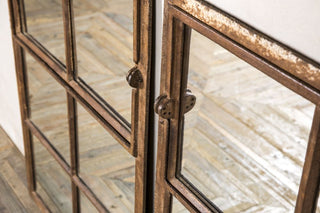 cast iron window mirror