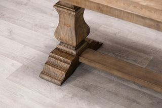 castle-dining-bench-pedestal-close-up