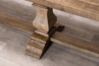 castle-dining-bench-pedestal-close-up