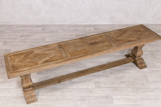 castle-dining-bench-1.9m-patterned-top