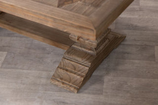 Castle Double Pedestal Coffee Table