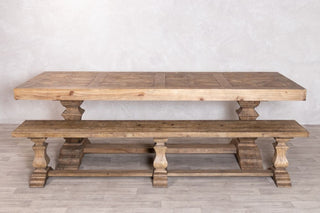 Castle Double Pedestal Dining Table Range