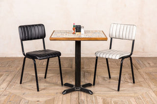 cafe table with metal leg