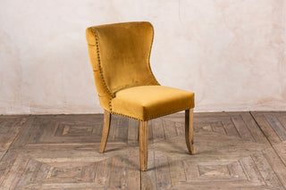 chamonix mustard side chair