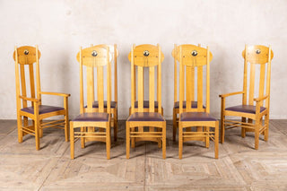 charles rennie mackintosh dining chairs