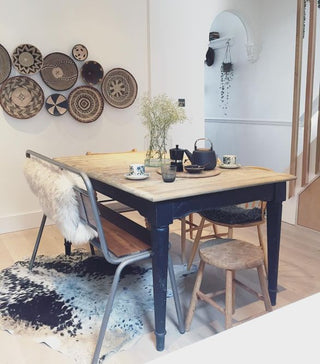 Photo Credit: @the_wooden_hill - chelsea steel frame stacking bench