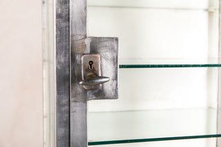 chrome medical cabinet