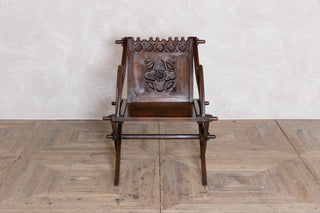 vintage-oak-clergy-chair-front