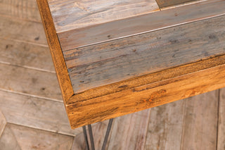 coffee table with hairpin base