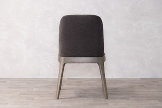 cologne side dining chair dark grey back view