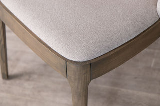cologne side dining chair light grey close up