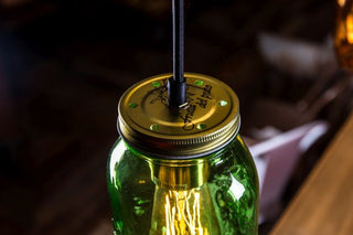 green-mason-jar-light-top-view