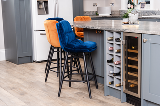 colourful breakfast bar stools