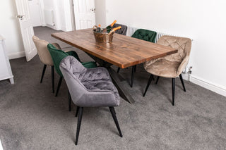 colourful restaurant dining chairs