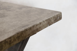 Concrete Look Top X-Frame Poseur Table Range