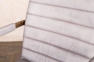 contemporary grey leather dining chair