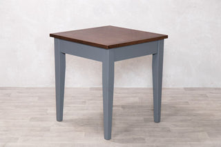 Copper Top Tapered Leg Small Dining Table