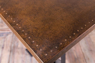 copper top table