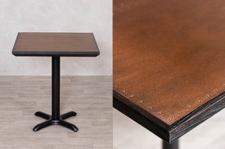 Copper Top with Black Edging Cafe Table Range