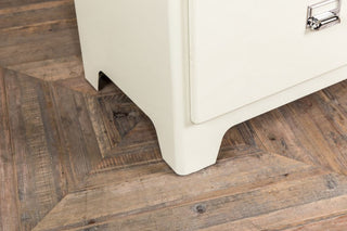 cream enamel cabinet