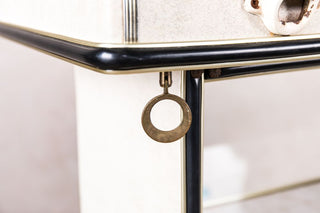 cream vintage shop counter