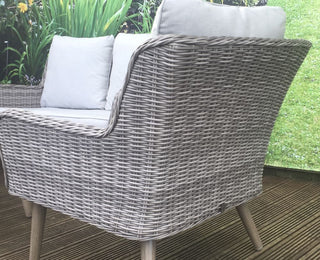 Hatfield Outdoor 4 Seater Rattan Style Sofa Set