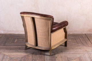 dark brown armchair
