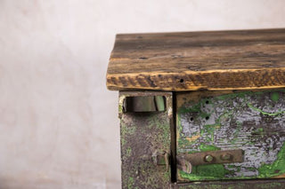 dark green work table