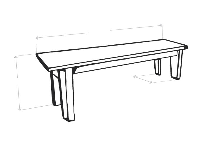 Product dimensions diagram