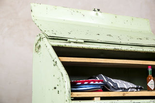 distressed cupboard