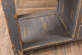 distressed grey sideboard