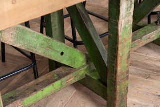distressed kitchen island