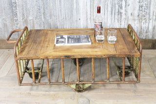 industrial style coffee table