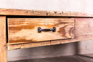 distressed painted table