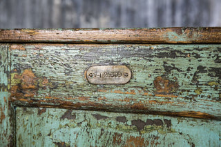 distressed paintwork cupboard