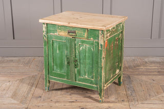 Green Pine Storage Cupboard