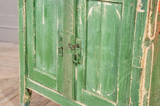 Green Pine Storage Cupboard