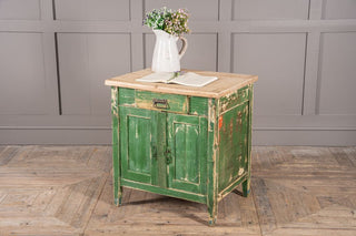 Green Pine Storage Cupboard