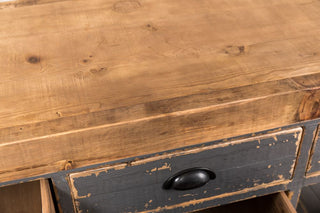distressed sideboard