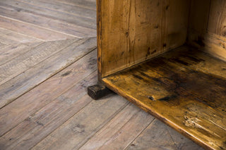 distressed vintage cabinet 